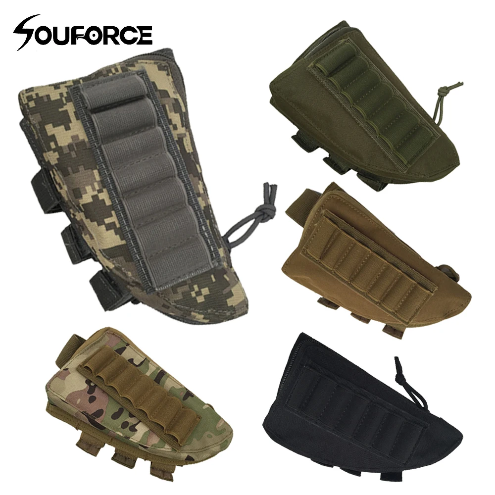 

Tactical Rifle Shotgun Buttstock Cheek Rest Rifle Stock Ammo Shell Density Nylon for Hunting Accessories