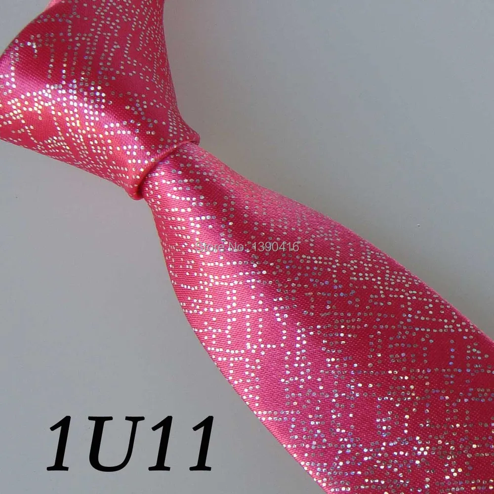 2018 классический галстук последняя версия розовый галстук полиэстер Для мужчин галстук одноцветное Цвет 5 см Блестящий галстук и pajaritas de