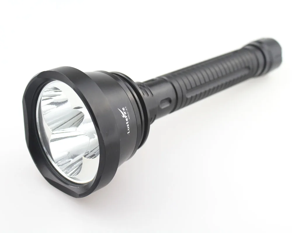 Lustfire XMT6-X3 3xcree XM-L2 3600 люмен 5-режим Long Shot светодиодный фонарик (3x26650)