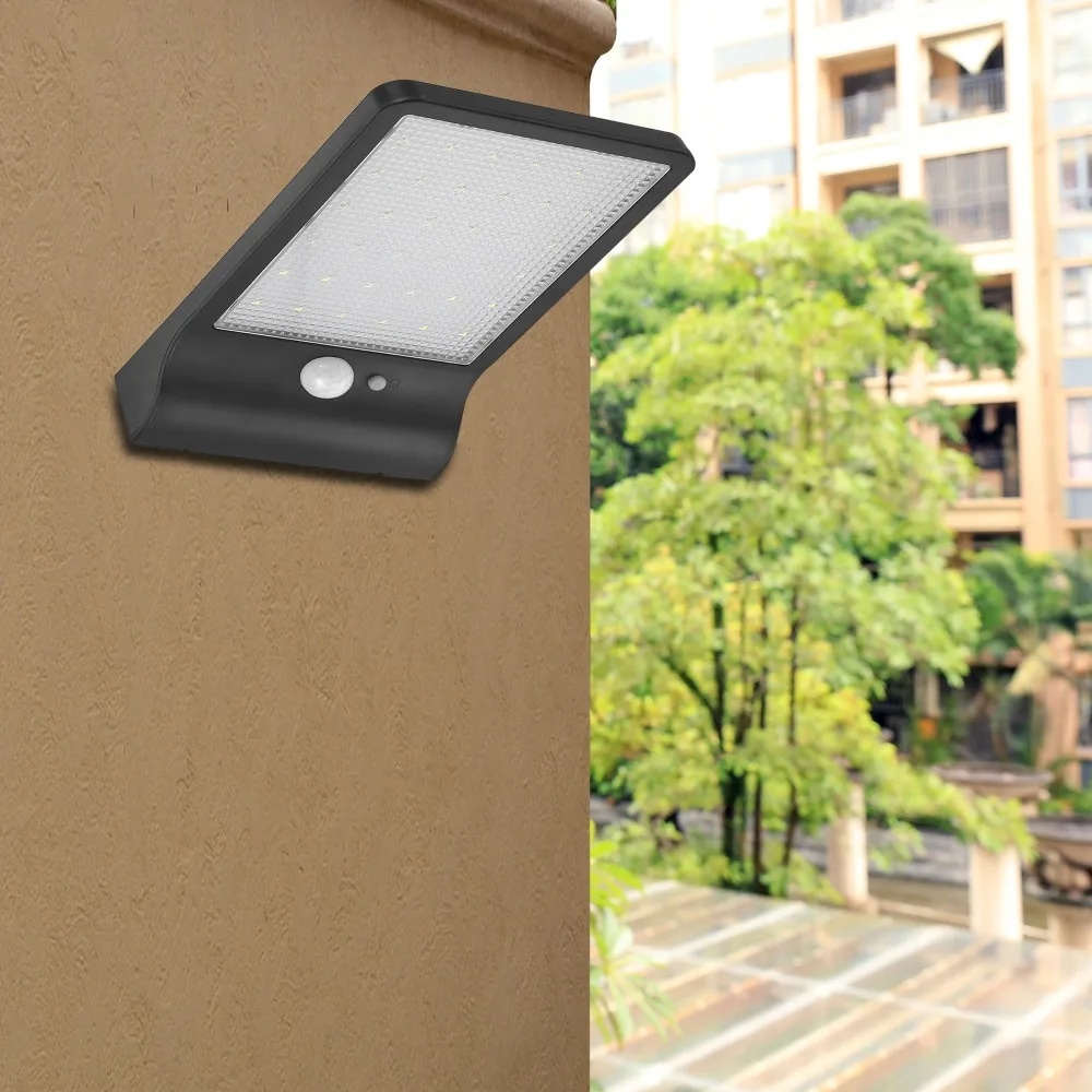 

Newest 450LM 36 LED Solar Power Street Light PIR Motion Sensor Lamps Garden Security Lamp Outdoor Street Waterproof Night Lights