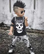NEW Fashion Baby Boy Toddler Kids Tracksuit Casaul Tops+Long Pants 2pcs Sets Summer Outfits
