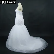 2017 The Latest Full Beaded Mermaid Wedding Dress Custom-made Plus Size Vestido De Noiva Bridal Gowns