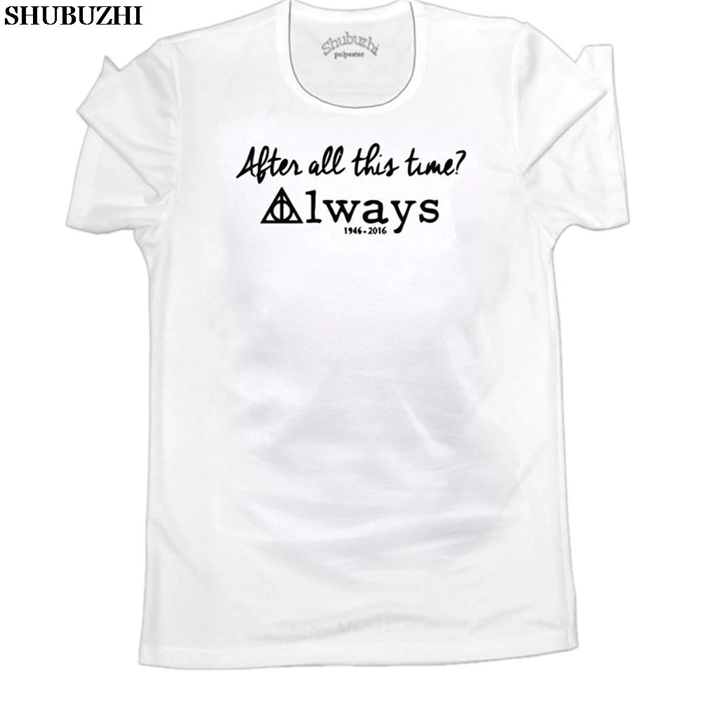 

MOVIE T SHIRT ALAN RICKMAN DEATHLY HALLOWS HOGWARTS TRIBUTE SNAPE TOP NEW