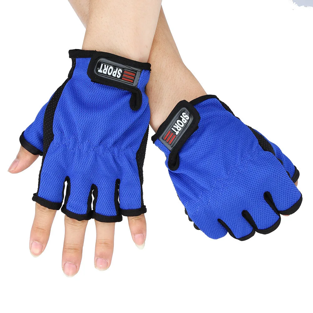 

2018 Hot 1 Pair Glove Fingerless Exposed Men&Women Breathable Fishing Glove Anti Slip 5 Cut Glove camping sport Dropship z2