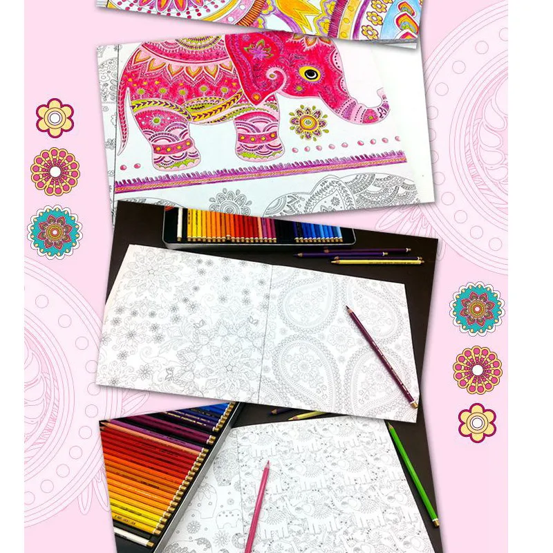 Inspiration-Bollywood-Adults-coloring-book-For-Children-Relieve-Stress-Secret-Garden-Graffiti-Painting-Drawing-colouring-book (2)