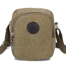 Новые мужские холщовые сумки мини маленькая сумка через плечо ретро сумка на плечо повседневные телефонные сумки для мужчин PT1137