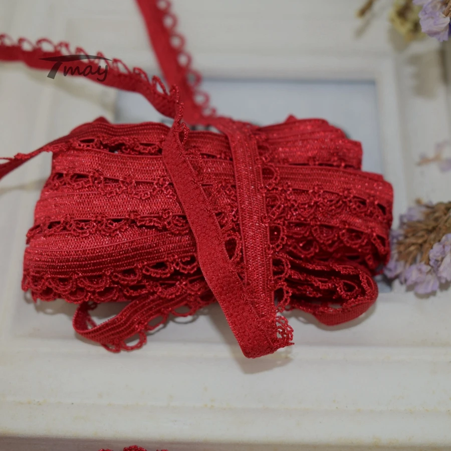 1336 винно-красный цвет блестящие резинки для нижнего белья, брюк, бюстгальтера, Регулируемый мягкий пояс, резиновая декоративная одежда