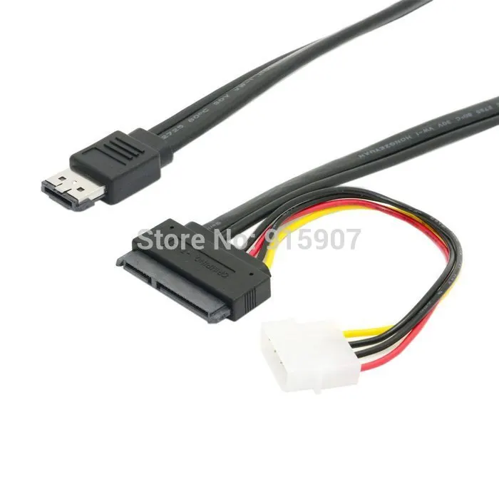 

CY 50cm eSATAp Power ESATA Combo to SATA 22pin & IDE 4pin 5V 12V for 3.5" 2.5" Hard Disk Data Cable