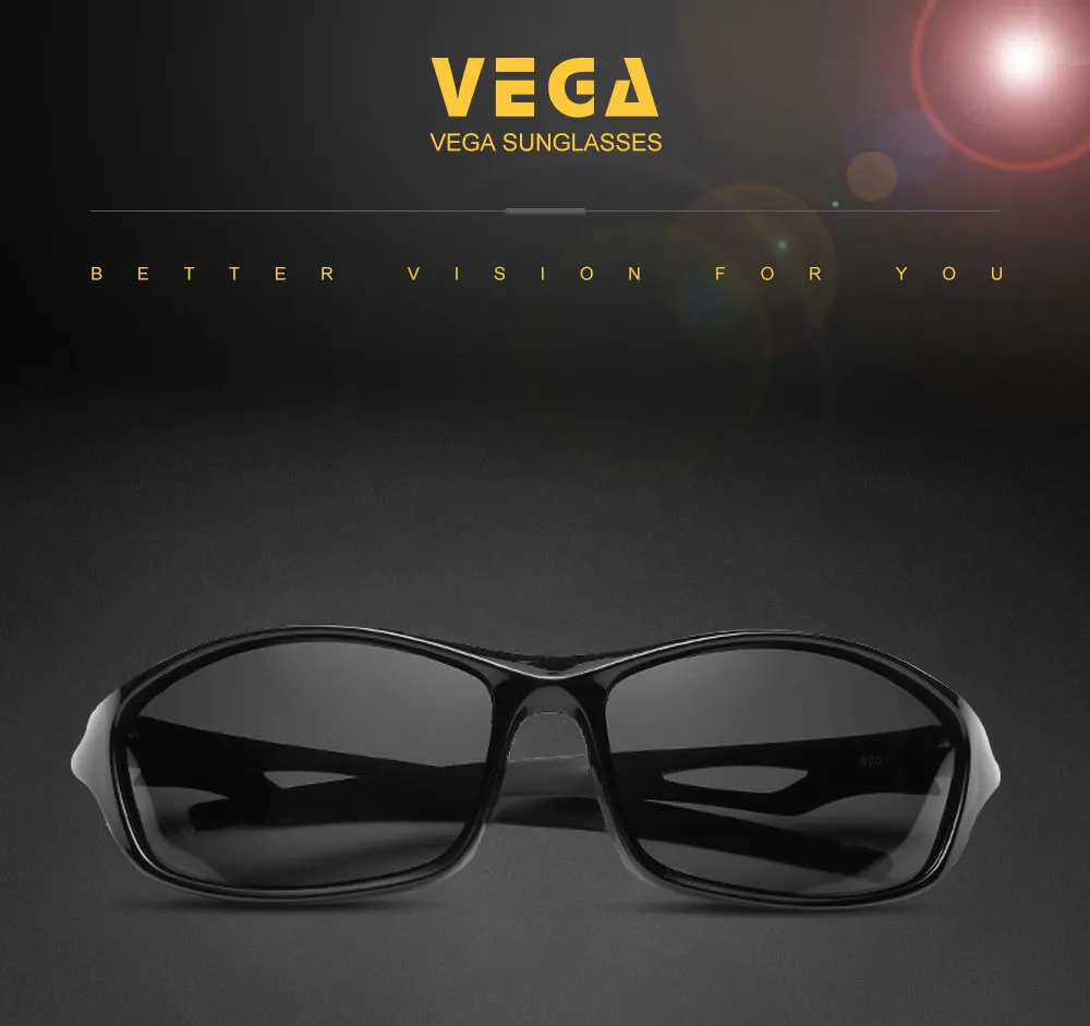VEGA Eyewear Sports Sunglasses Men Polarized Clear Riding Bike Sunglasses Women Sports Glasses at Night Cycling Sunglasses 202 (4)