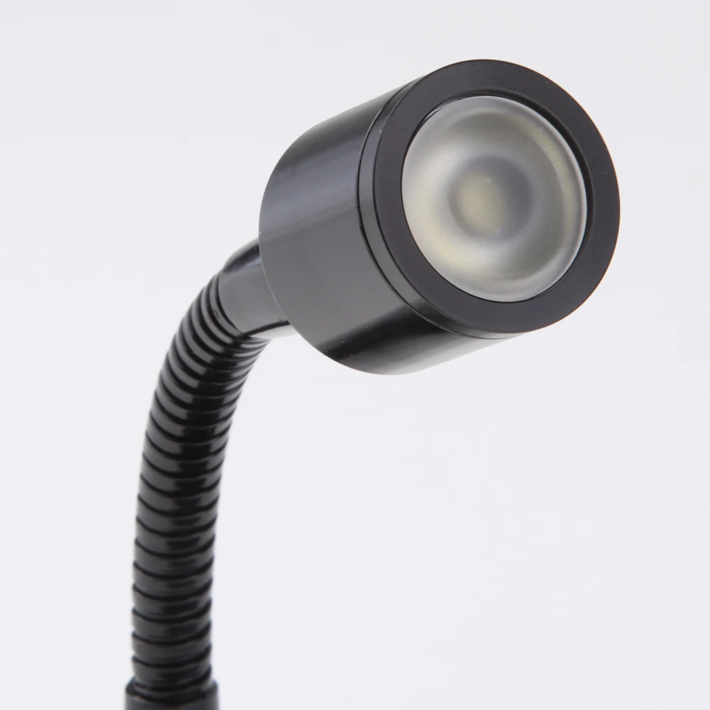 1W 12V Gooseneck LED Reading Light for Home RV Camper Marine Boat Motorhome de luz de lectura conduit une lampe de lecture