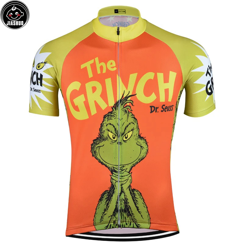 

Funny Classical Cartoon NEW pro Bike Team Cycling Jersey Breathable Customized JIASHUO