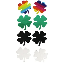 5 пар Женские одноразовые Клевер наклейки на соски невидимый бюстгальтер накладки для нижнего белья