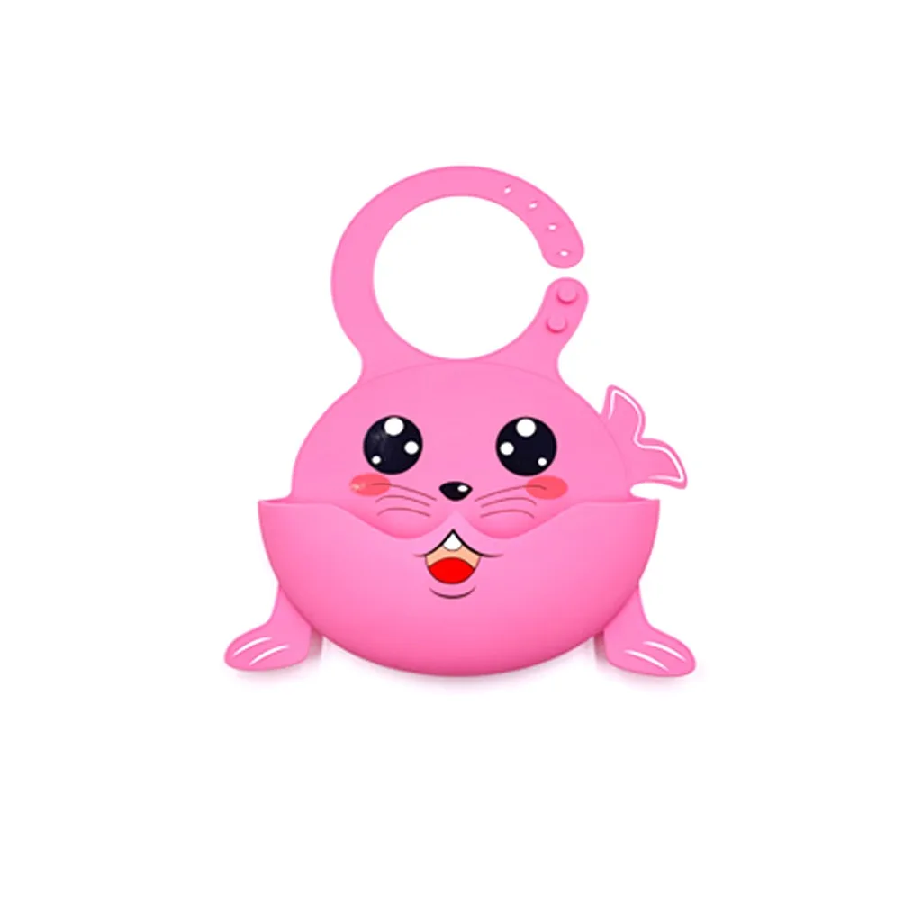 Waterproof Silicone Bib Easily Wipes Clean Comfortable Soft Baby Bibs Chustka Dla Dzieci Baby Stuff Baberos Bebe Impermeables