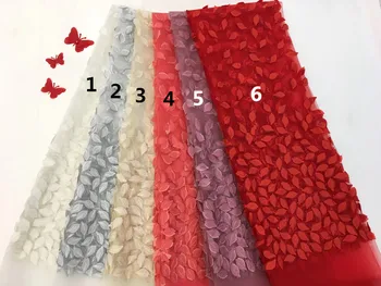 

New fashion African French Lace Fabric High Quality African Tulle Lace Fabric PWD18110814 For Wedding