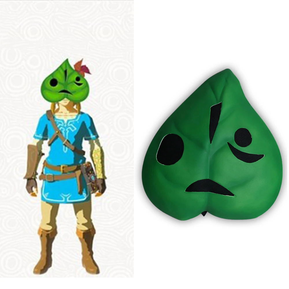 

Korok Mask The Legend Of Zelda Masks Cosplay Helmet Latex Adult Wearable Halloween Party Prop
