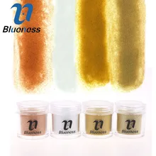 4 бутылки/набор блестящий дизайн ногтей 1 коробка 15 г блестки пыль акриловые Порошковые блестки Гель-лак Маникюр украшение BG074-077
