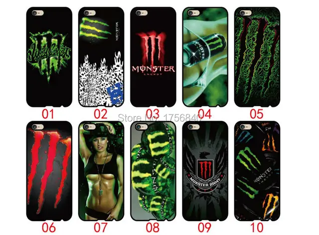 custodia iphone 6 monster energy custodia iphone 6 monster energy