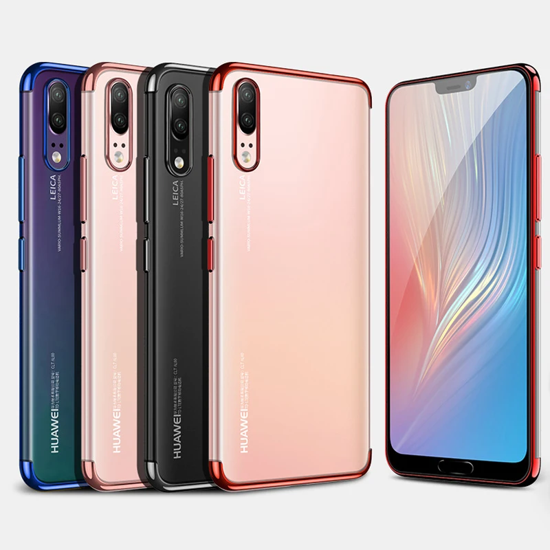

Luxury Plating Soft Cases for Xiaomi Mi 9 9 SE Case Transparent Anti-knock TPU Cover for Xiaomi Mi9 9SE Bumper Conque Caphina