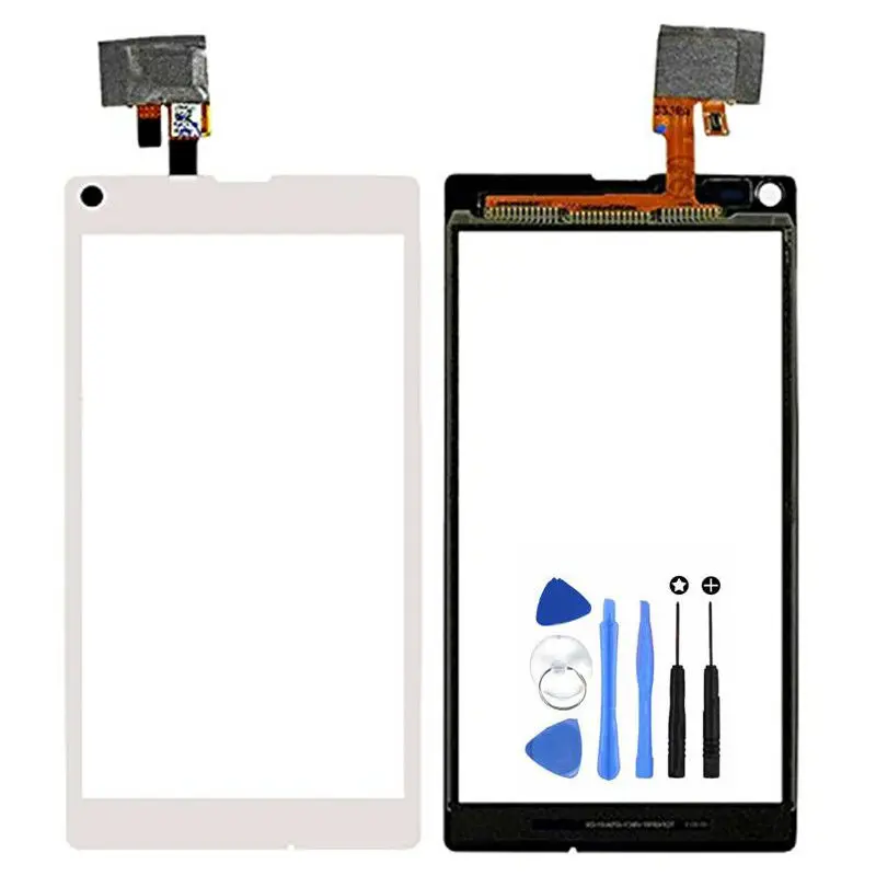 Vannego Бесплатная доставка Touch Экран Сенсор для Sony Xperia L S36h C2105 C2104 спереди Стекло