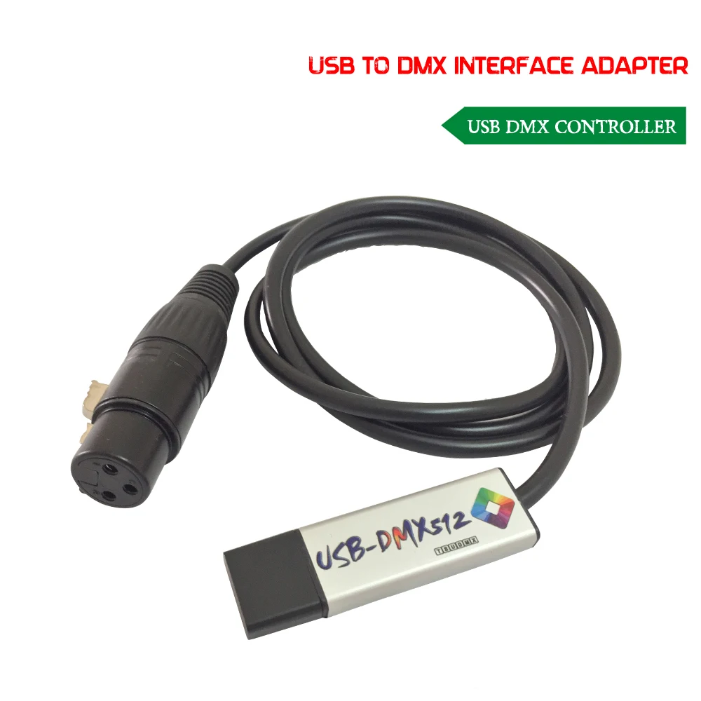 2018 Новый Стиль DMX512 USB Интерфейс адаптер ПК Освещение сцены контроллер|stage lighting