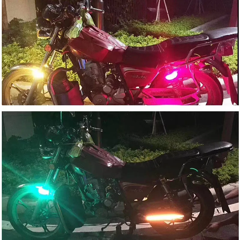 

1PCS Motorcycle Accessories Shock Absorber Modification LED Turn lights FOR DUCATI Scrambler 800 400 EP EVOTECH MTS1200 MTS1100