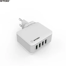 Зарядное устройство для путешествий STOD с несколькими портами 4 USB 22 W 4.4A Быстрая зарядка для iPhone iPad Mini samsung huawei Xiaomi адаптер переменного тока