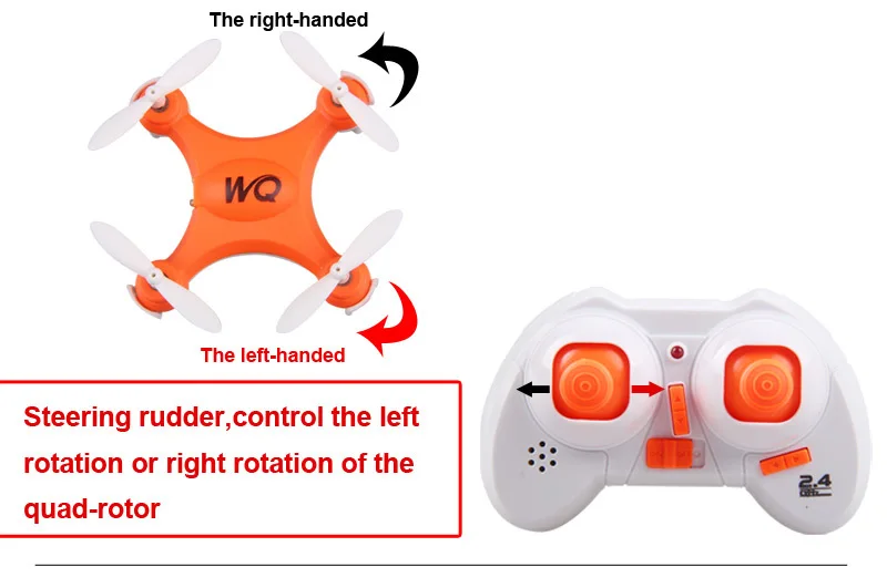 Детские товары CX-10 WQ-100 2,4 г игрушки с дистанционным управлением 4CH 6 оси RC Квадрокоптер rc вертолеты WL-игрушки