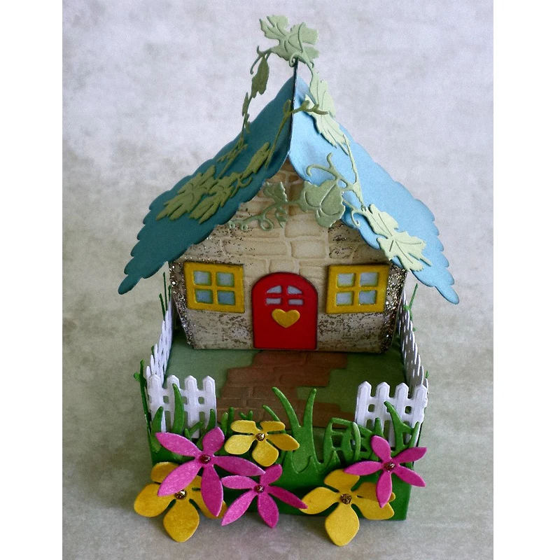 

Creative House Window Door DIY Metal Cutting Dies Embossing Stencil Die Craft For DIY Cards Album Book Scrapbooking Decoration