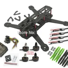 Xiangtat 250 мини Квадрокоптер CC3D Контроллер полета 2204 2300kv бесщеточный двигатель 20A Simonk Esc CC3D распределительная плата светодиодный