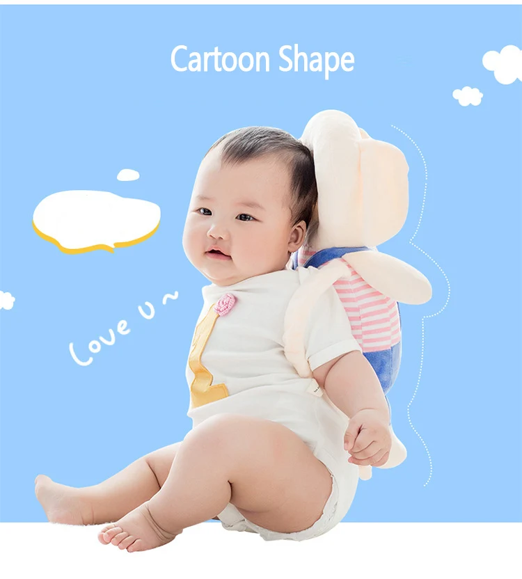 BBSONG детская защита головы Plliow Pad Регулируемая голова героя мультфильма для новорожденного Подушка на заднюю панель безопасности для малышей
