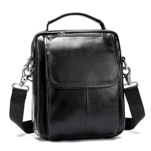 Роскошная мужская сумка, деловой портфель для мужчин, дорожные сумки из натуральной кожи, мужская сумка-мессенджер, мужские сумки через плечо, мини-сумка с клапаном