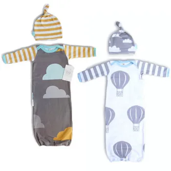 

Cotton Newborn Baby Infant Clothes Accessories Swaddle Wrap Sleeping Bags Sleeping Blanket Sleeping Bag Sleep+ Hat
