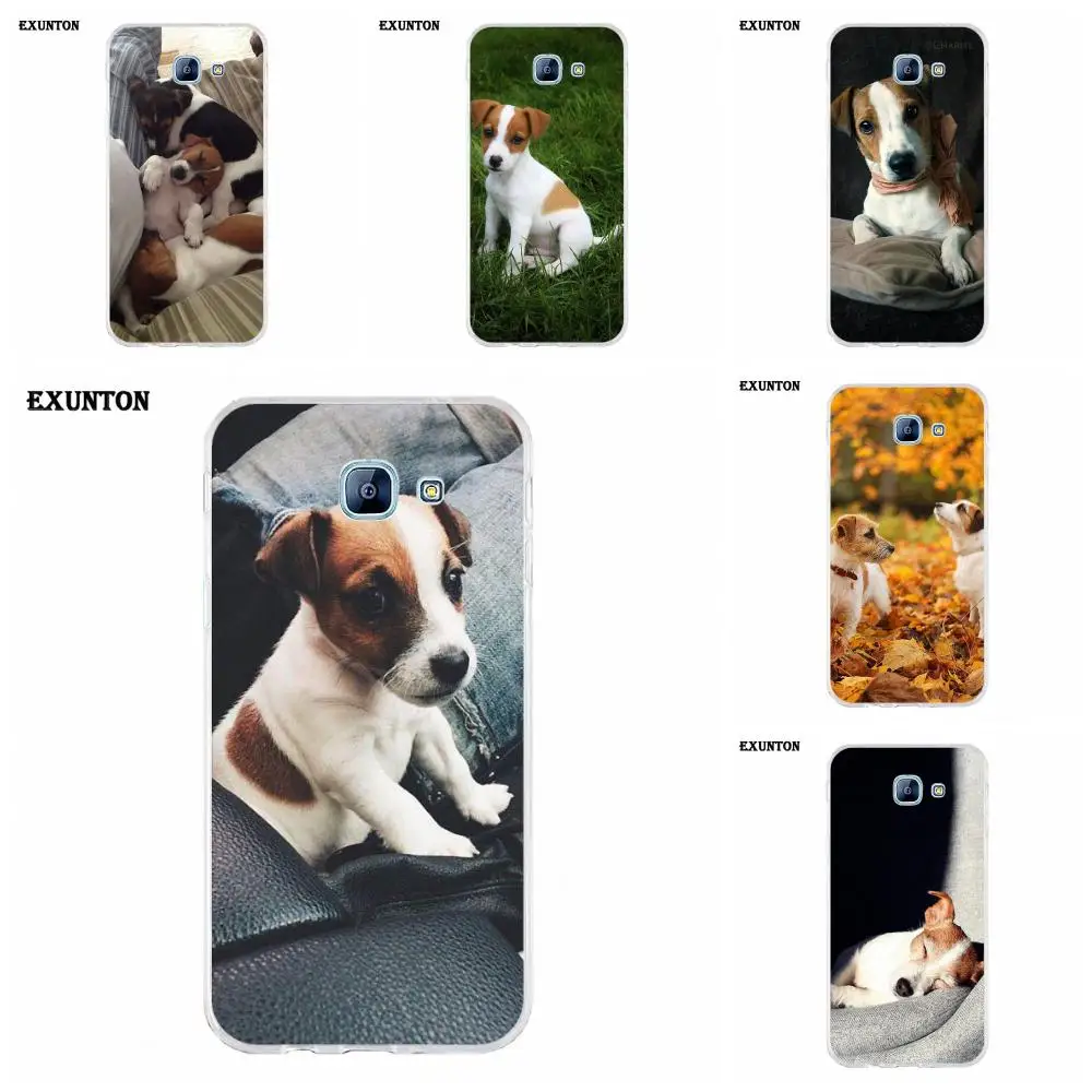 Джек Рассел Собака Щенок милая мягкая Мода для Galaxy J1 J2 J3 J330 J4 J5 J6 J7 J730 J8 2015 2016 2017 2018