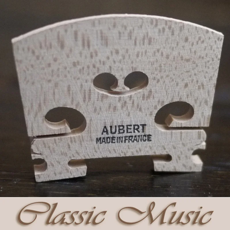 

Freeshipping! Genuine French Aubert Violin Bridge 4/4 , Made in France .