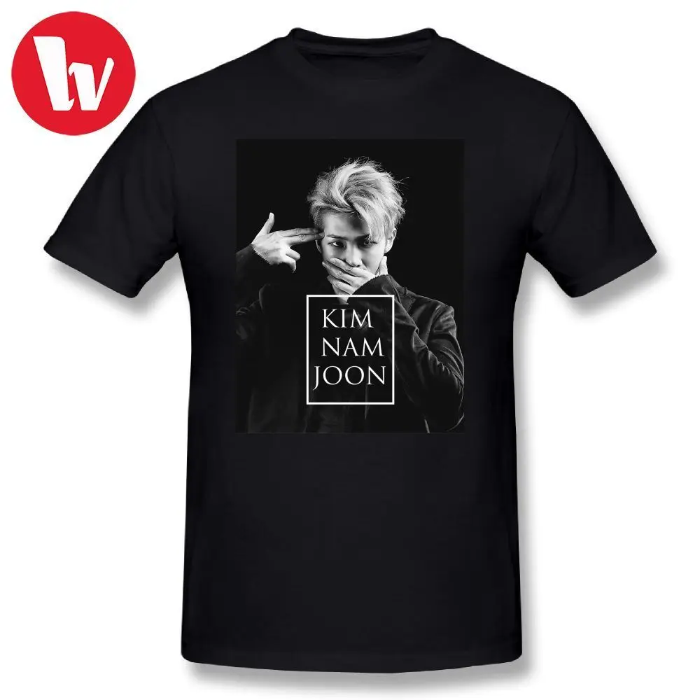

Kpop Music Tee Shirt Kim Namjoon T-Shirt Men 3d Print 100 Cotton T Shirts Men Awesome Casual T Shirt Male Plus Size 5XL 6XL