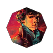 Известный Шерлок На Заказ Зонтик Модный Дизайн Зонтик для мужчин и женщин высокого качества Горячая UMN-639