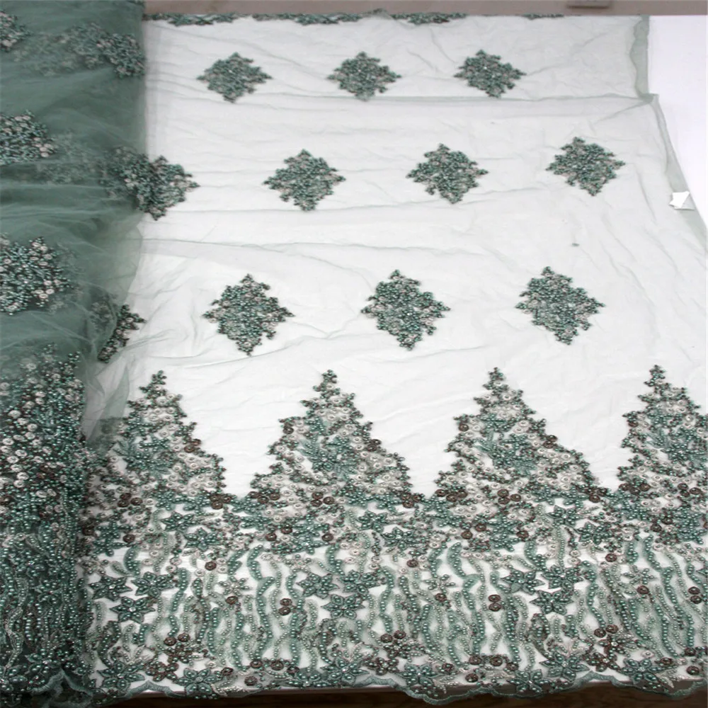 2018 High Quality Nigerian French Lace African Lace Fabric For Party Dress Africa Lace Fabric Handmade