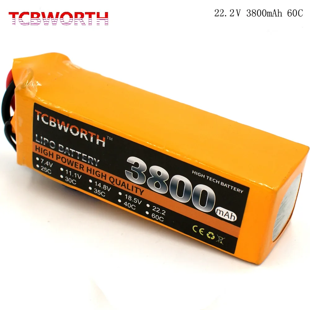 RC Airplane LiPo battery 6S 22.2V 3800mAh 60C LiPo battery Max 120C For RC Helicopter Airplane Car boat Truck RC battery 6S AKKU