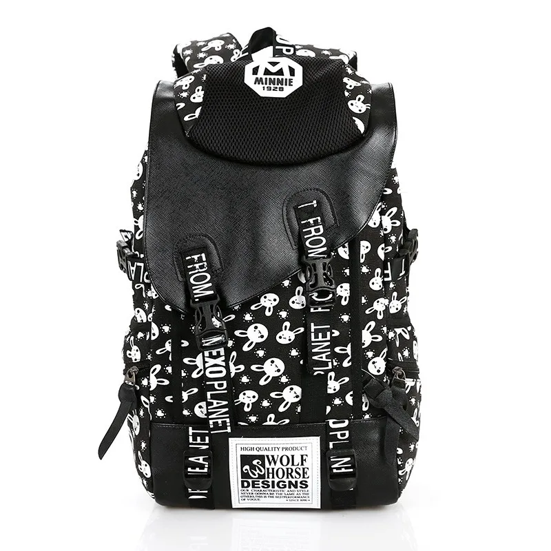 

Graffiti Backpack Women Canvas Travel Rucksack men Laptop Backpack School Bags for girls children schoolbag mochila masculina