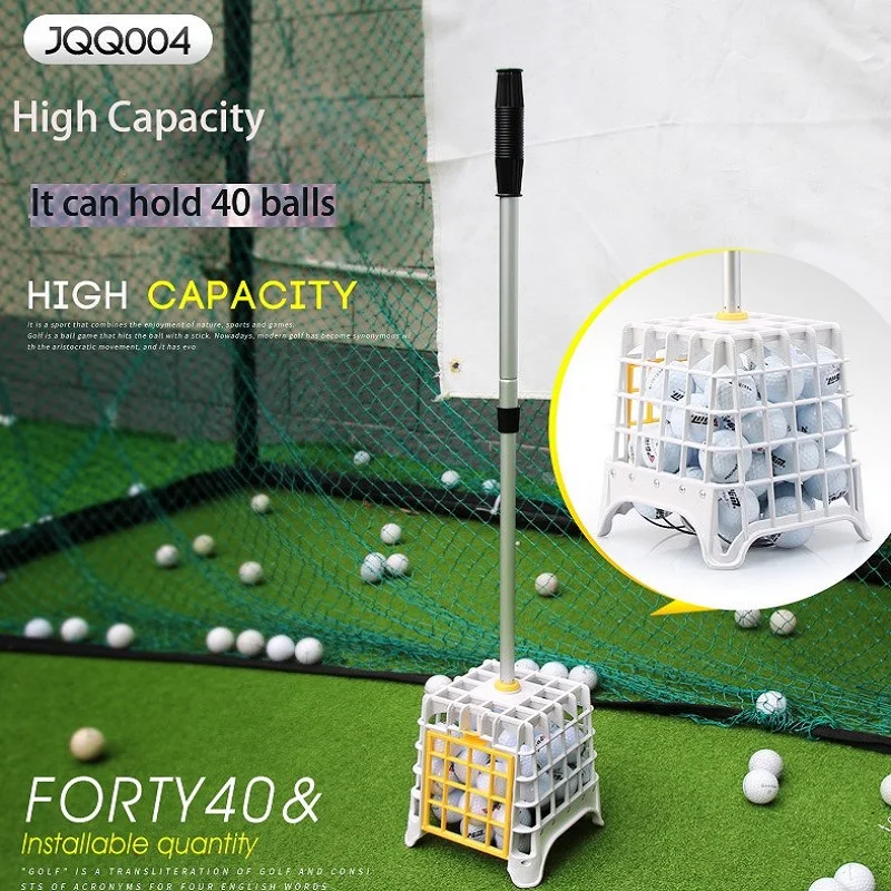 

PGM golf Sports Ball Collector Device Convenient Easy Pick Ball Standing Artifact Course Supplies High Capacity Can Hold 40 Ball
