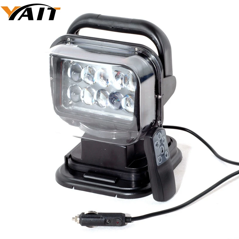 Yait 1 шт 50 W Беспроводной светодиодный корабельный прожектор 12 V 24 V LED-прожектор удаленного Управление пятно света автомобилей светодиодный свет работы 12 V