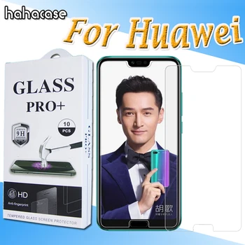 

100pcs 9H Tempered Glass Guard For Huawei Honor 30 Pro 30S 20 Lite 20S 20i 9 9X 9I 9N Play 9A Screen Protector With New Package