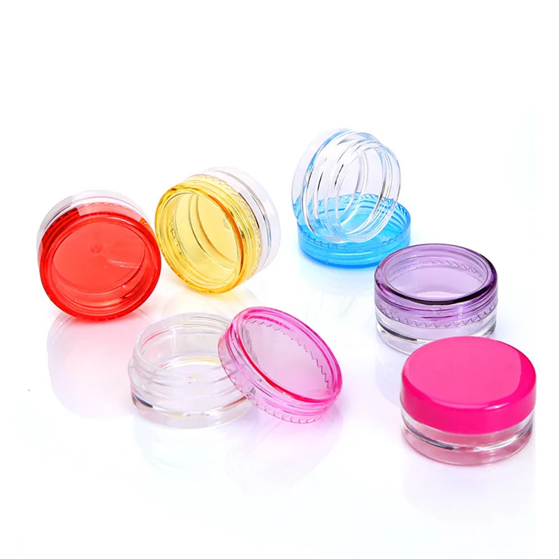 

100PCS Eyeshadow Lip Balm Makeup Face Cosmetic Empty Jar Pot Cream Containers