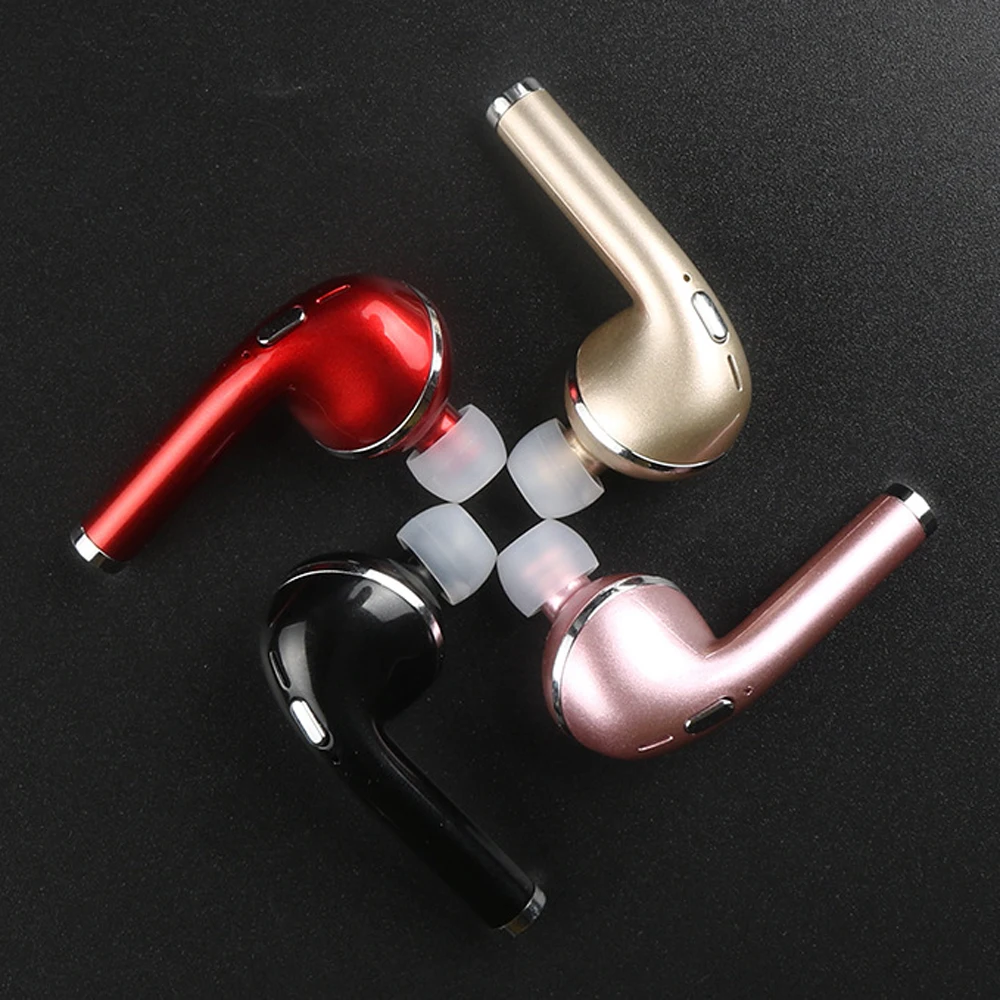 Qijiagu Nirkabel Bluetooth Earphone Earphone Bebas Genggam dengan Mikrofon untuk Android iPhone Handphone MP3 MP4