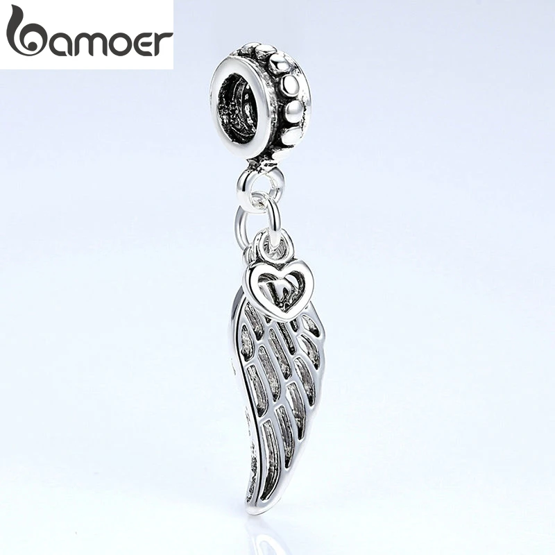 

TOP Quality Openwork Wing Charms Silver Color European Charms & Pendant for Bracelet Beads amp Jewelry Findings PA5296