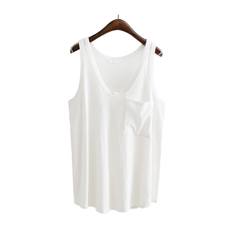 TWOTWINSTYLE жилет с v-образным вырезом Топ для женщин базовый карман пэчворк большой размер Женская футболка Жилеты лето модная повседневная одежда