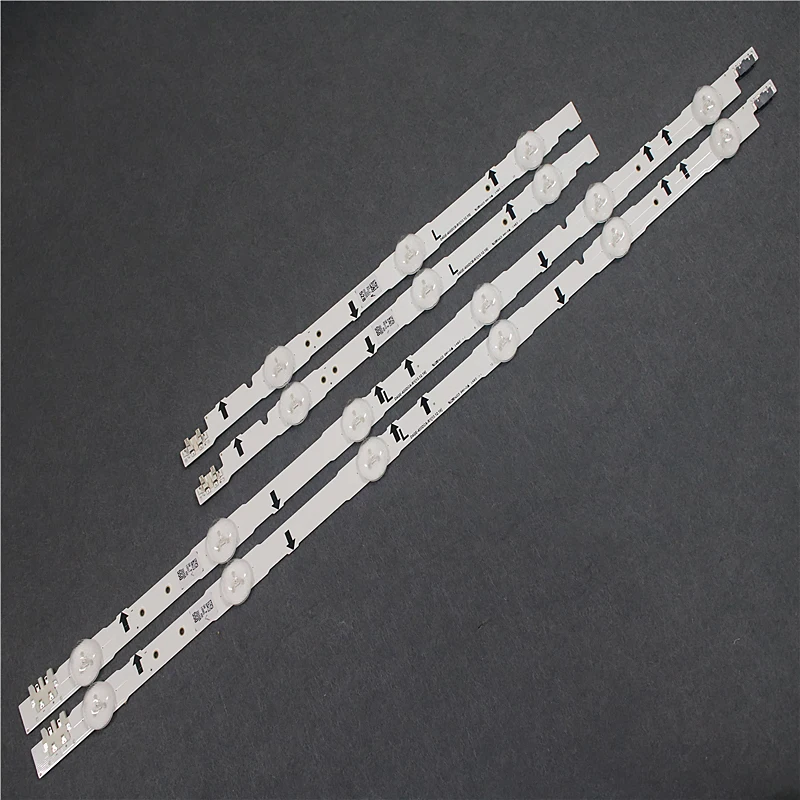

New original 4 Pieces(2*3LED+2*6LED) UE40H6500 LED backlight bar D4GE-400DCA-R1 R2 D4GE-400DCB-R1 R2 30449A 30450