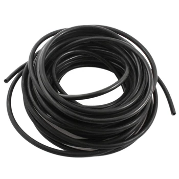 

1 roll Pipe Pu Fuel Injection Oil Gasoline Engine Diameter 4X6Mm Black 5M
