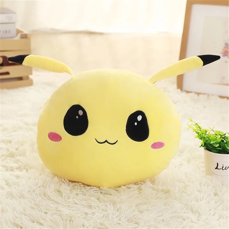 Новая креативная мягкая подушка для рук Snorlax Psyduck Jigglypuff Eevee плюшевая игрушка детей