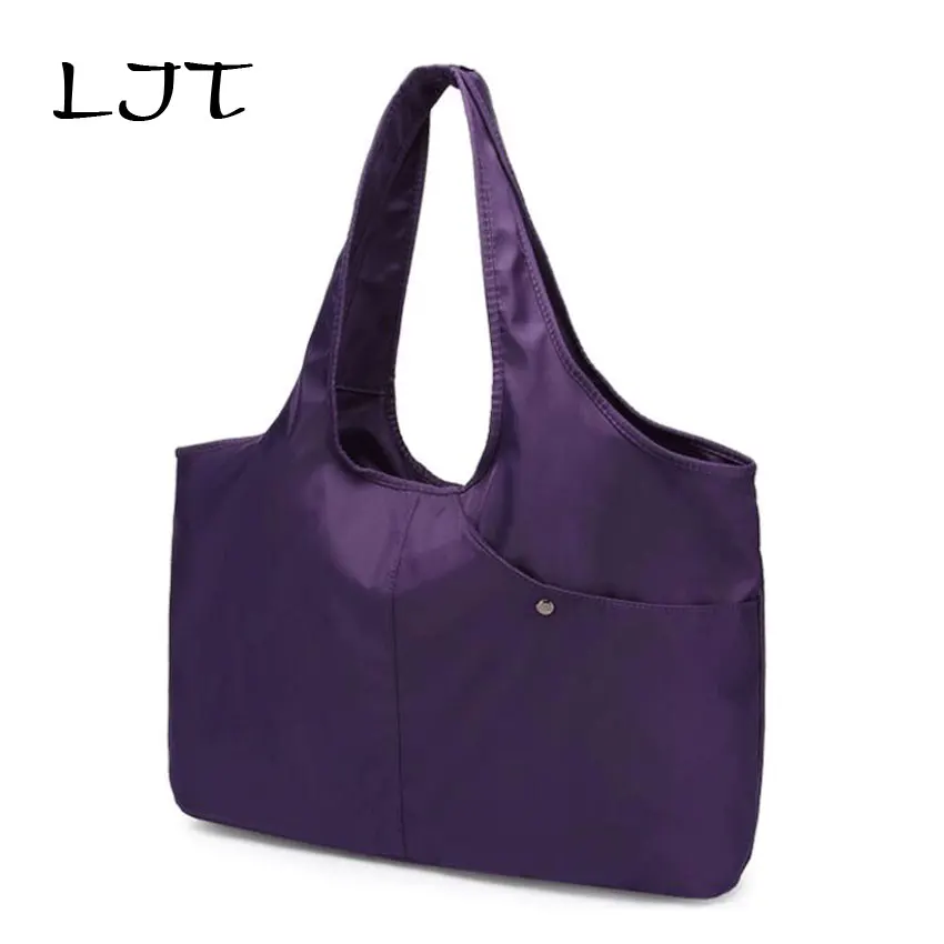 

LJT Winter Women Shoulder Bag Waterproof Nylon Messenger Bag Ultra - light Casual Handbag Female Multi - functional Travel Bag